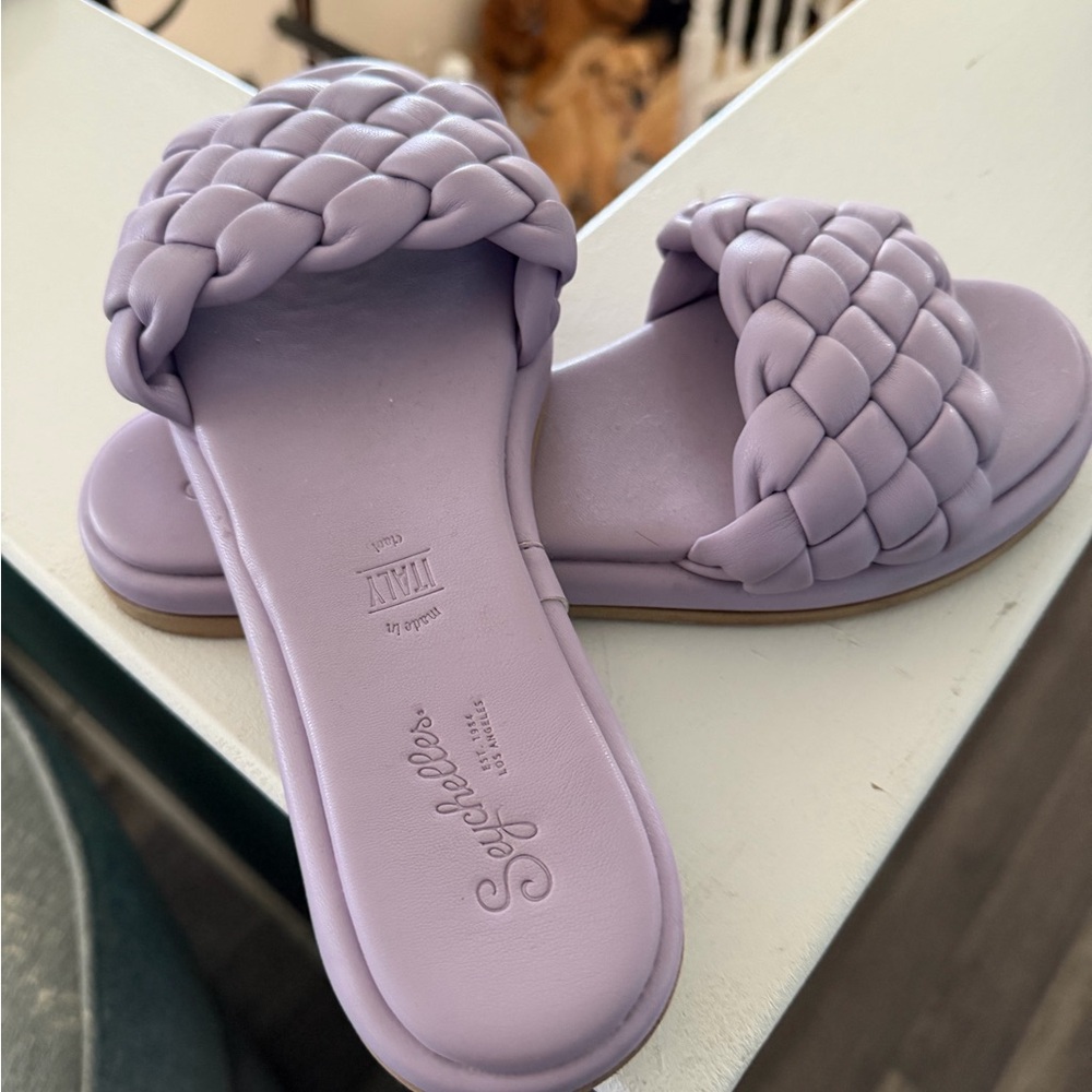 Seychelles Women's Lavender Braided Sandals